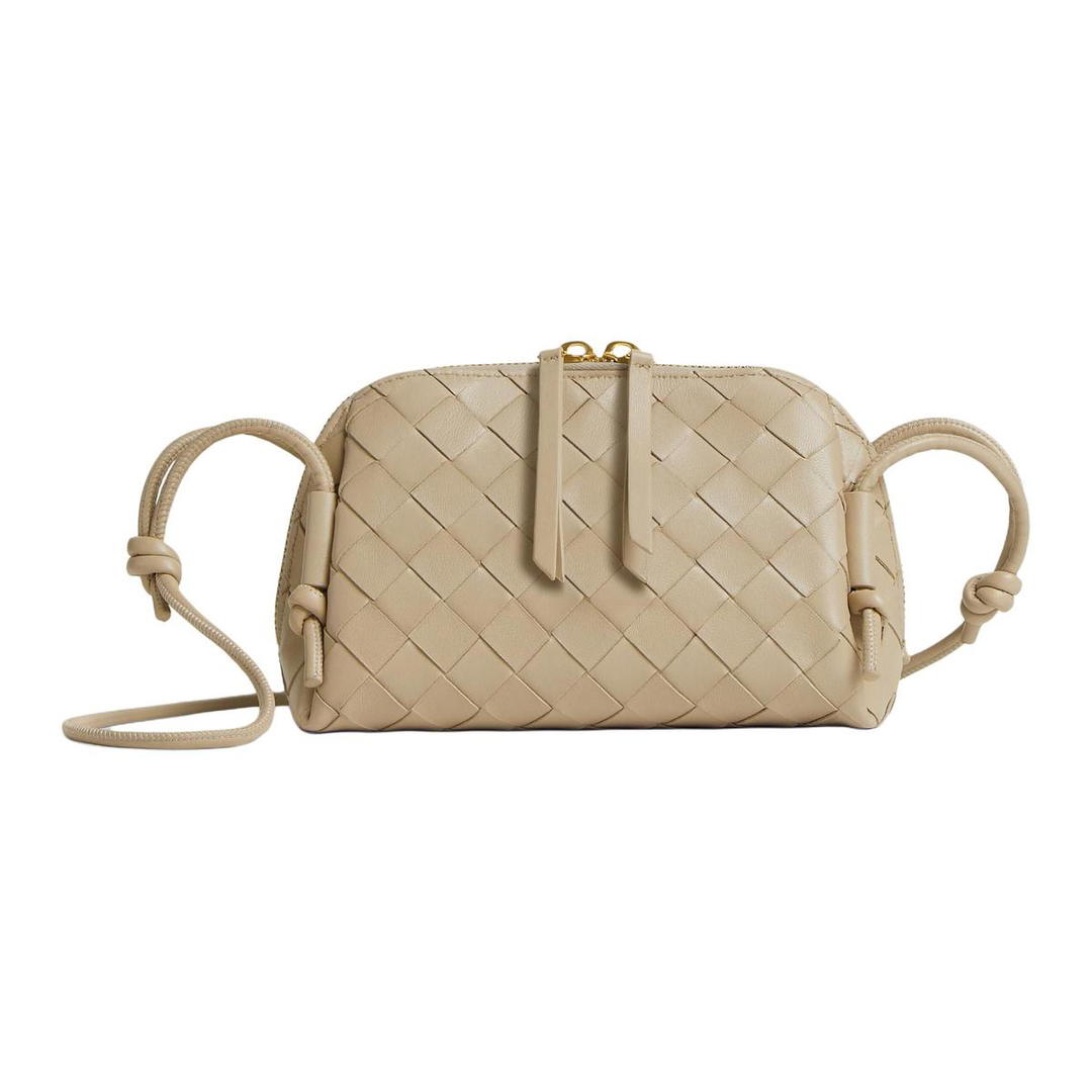 Bottega Veneta Bottega Veneta Sheepskin Clutch Women's Light Umber