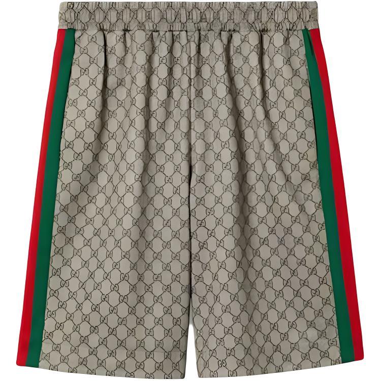 Gucci Gucci Monogrammed Elasticated Waist Shorts