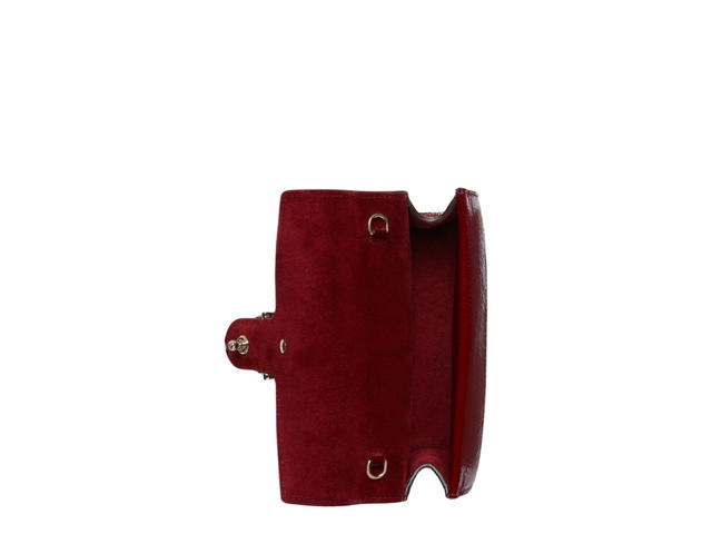 Gucci Gucci Dionysus Super Mini Bag Rosso Ancora Red Patent Leather - view 5