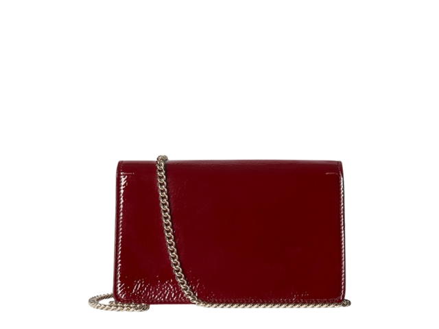 Gucci Gucci Dionysus Super Mini Bag Rosso Ancora Red Patent Leather - view 7