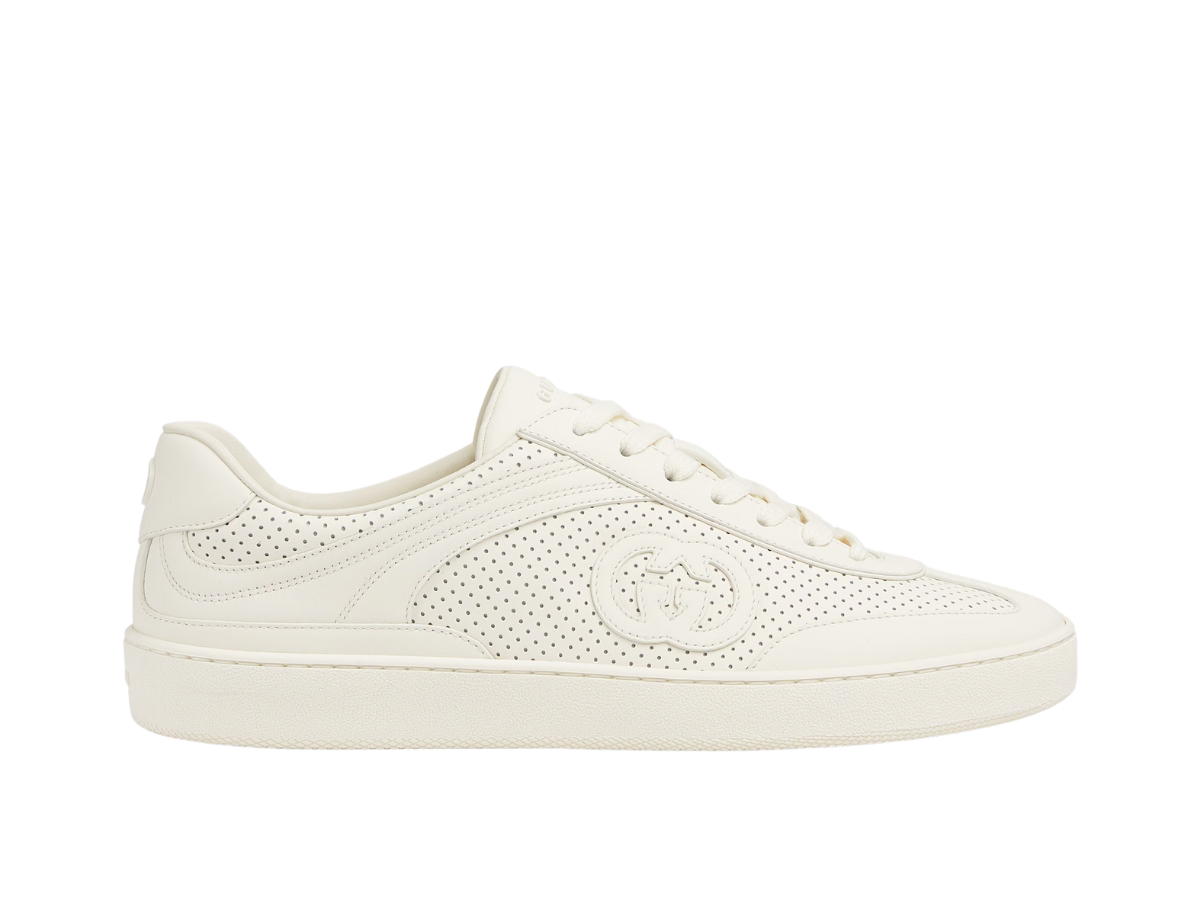 Gucci Gucci Sneaker With Interlocking G White