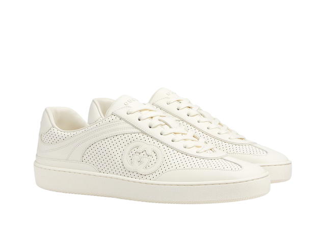 Gucci Gucci Sneaker With Interlocking G White - view 2
