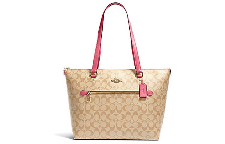 Coach Coach Gallery Leather Tote Bag, Shopping Bag, Handbag, Shoulder Bag Large Size Women's