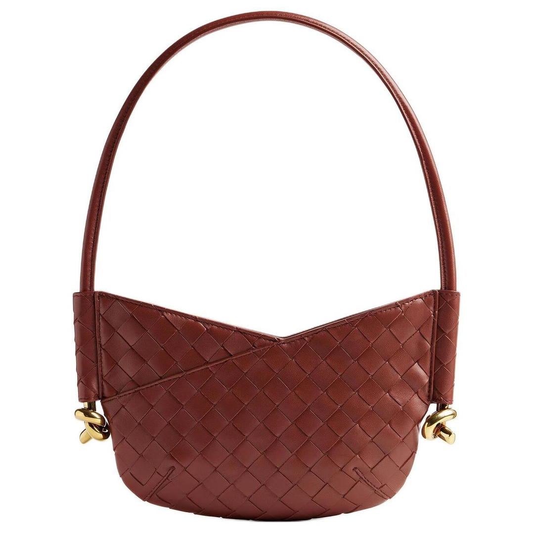 Bottega Veneta Bottega Veneta Lambskin Handbag, Shoulder Bag Mini Women's Sapele