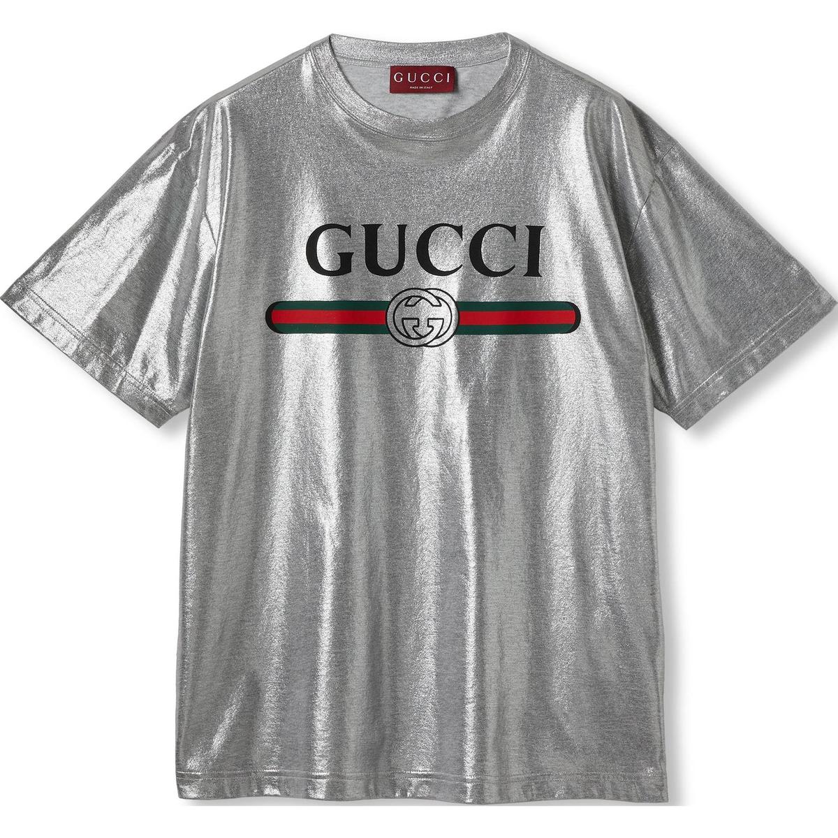 Gucci Gucci Printed Jersey T Shirt