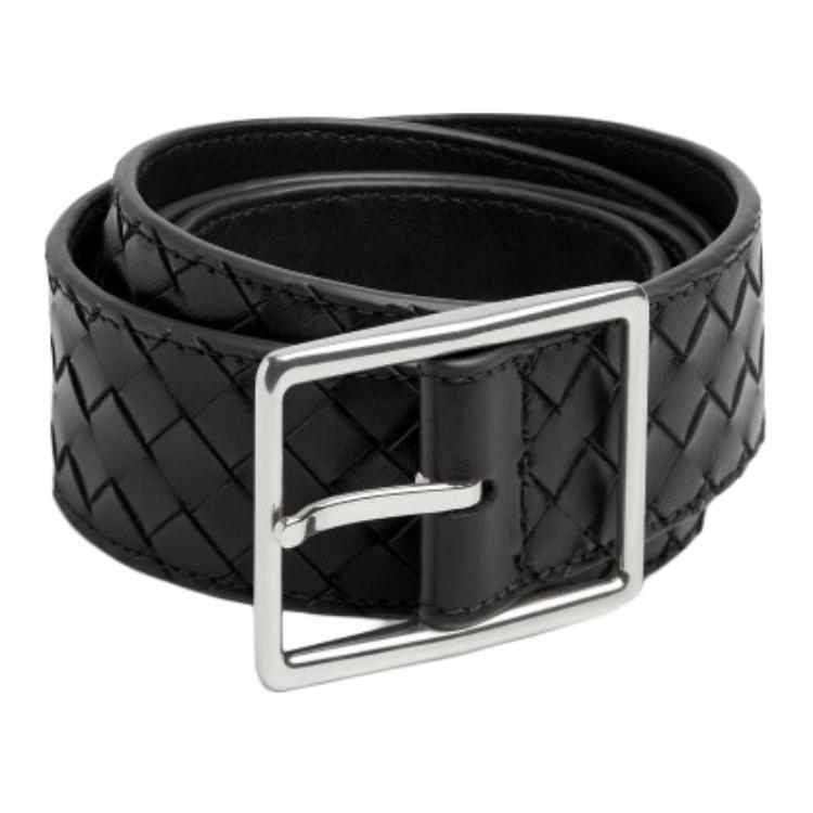 Bottega Veneta Bottega Veneta Cow Leather Belts Men's Black