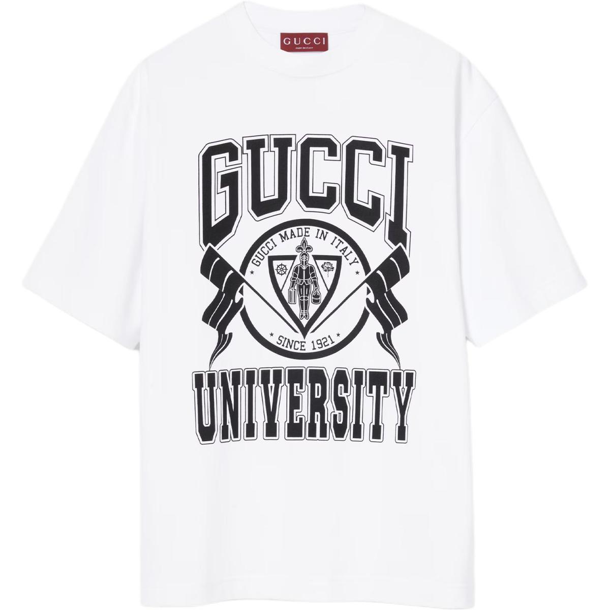 Gucci Gucci Printed Jersey T Shirt