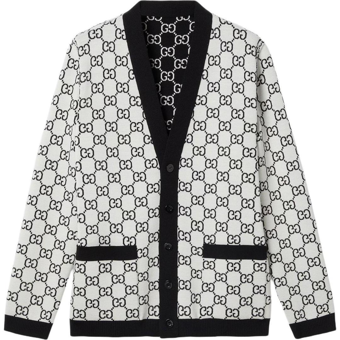 Gucci Gucci Monogrammed Button Up Cardigan