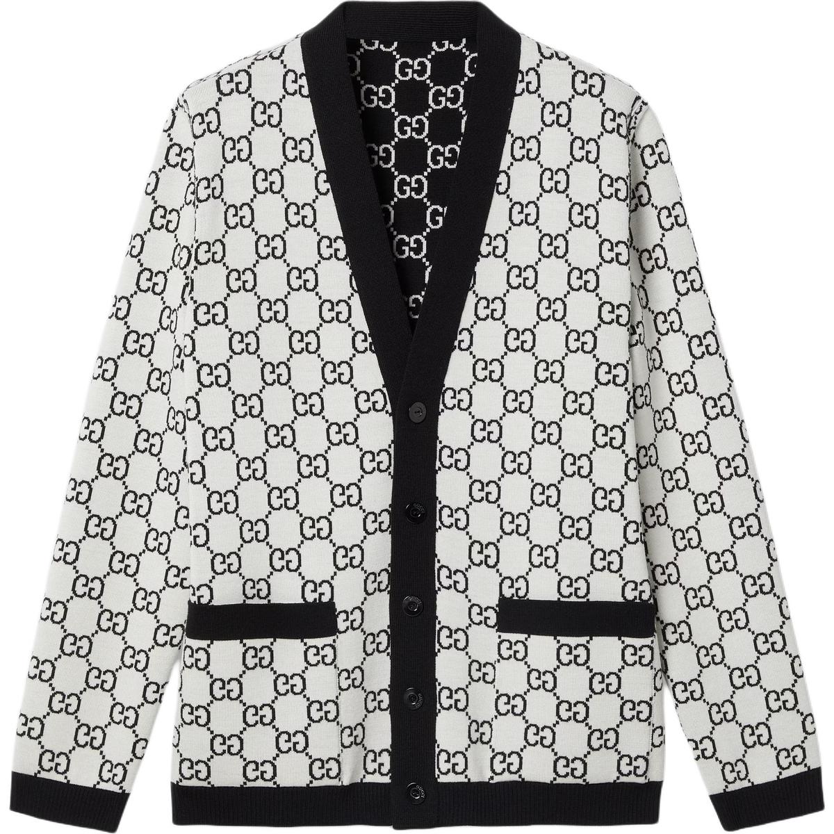 Gucci Gucci Monogrammed Button Up Cardigan