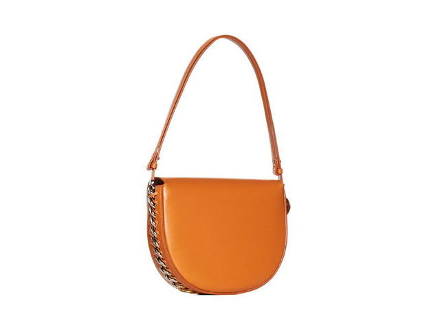 Stella Mccartney Stella Mccartney Frayme Raffia Shoulder Bagbrown Polyester  Polyester - view 2