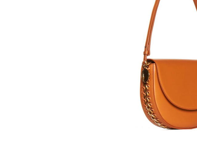 Stella Mccartney Stella Mccartney Frayme Raffia Shoulder Bagbrown Polyester  Polyester - view 4