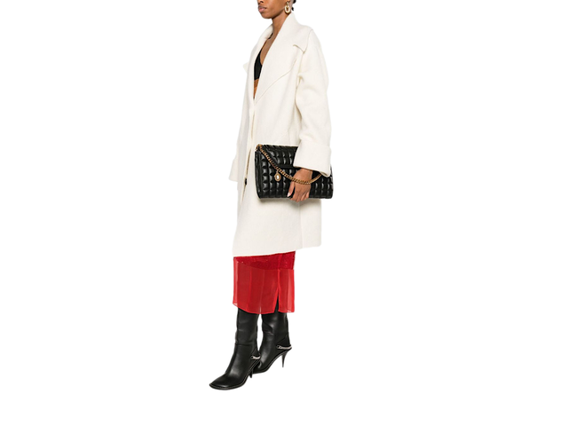 Stella Mccartney Stella Mccartney Quilted Fabric Shoulder Bagblack Outer Polyurethane 100 - view 2