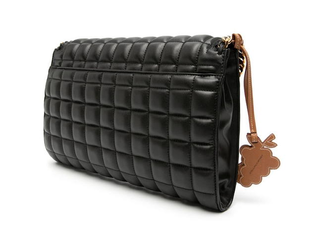 Stella Mccartney Stella Mccartney Quilted Fabric Shoulder Bagblack Outer Polyurethane 100 - view 3