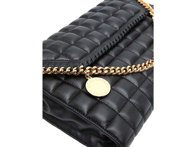 Stella Mccartney Stella Mccartney Quilted Fabric Shoulder Bagblack Outer Polyurethane 100 - view 4