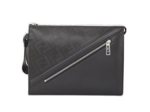 Fendi Fendi Clutchblack Calf Leather Leather - view 1