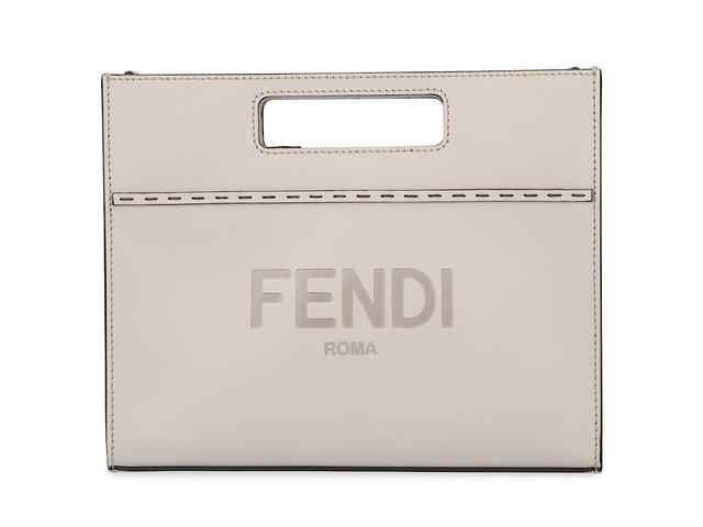 Fendi Fendi Leather Handbaggrey Calf 100 - view 1