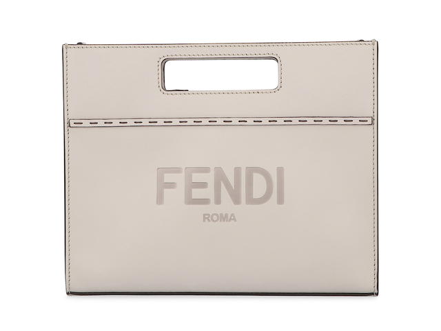 Fendi Fendi Leather Handbaggrey Calf 100 - view 2