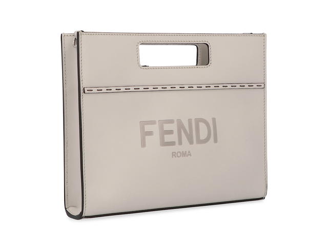 Fendi Fendi Leather Handbaggrey Calf 100 - view 3