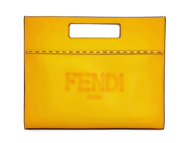 Fendi Fendi Leather Messenger Bagyellow Calf 100 - view 1