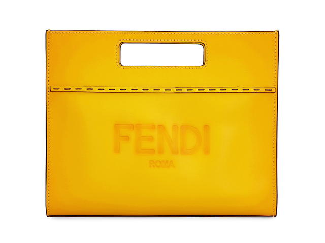 Fendi Fendi Leather Messenger Bagyellow Calf 100 - view 2