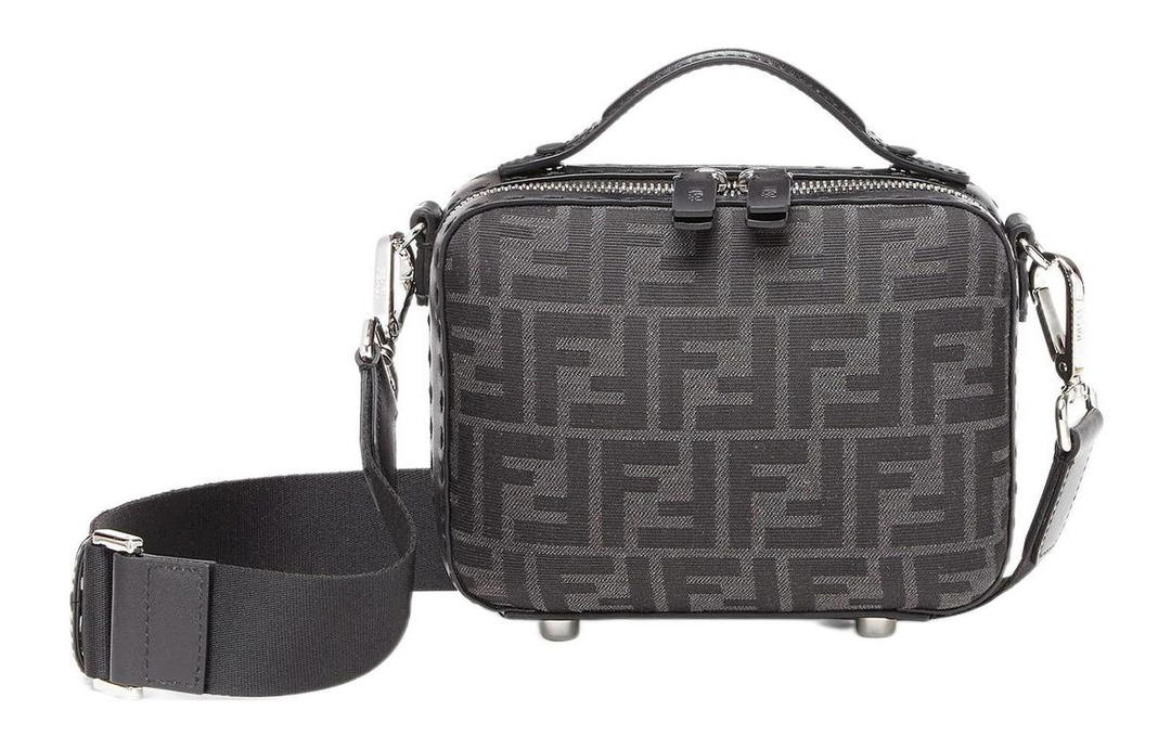 Fendi FENDI Polyester Travel Bag Mini Men's Gray
