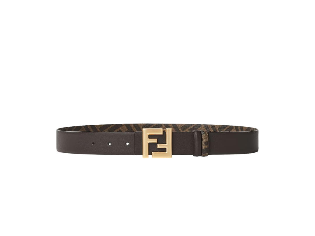 Fendi Fendi Squared FF Belt Brown
