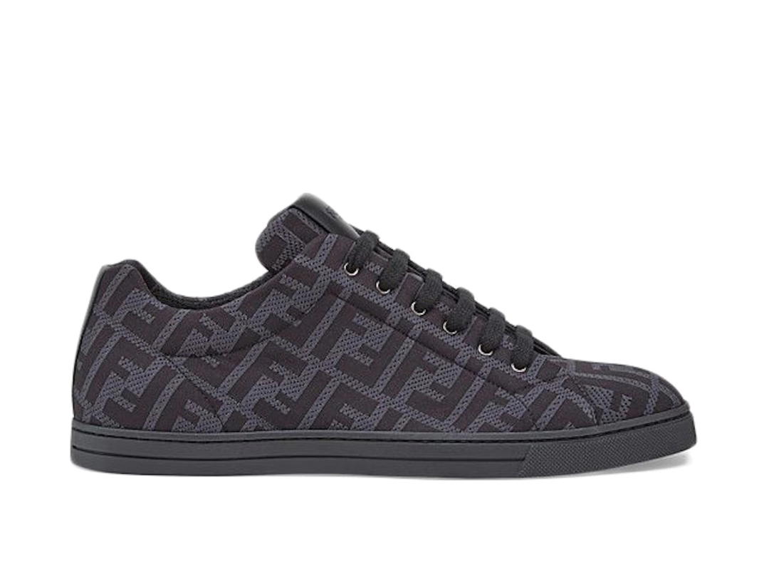 Fendi Fendi Tech Fabric Low Top Gray
