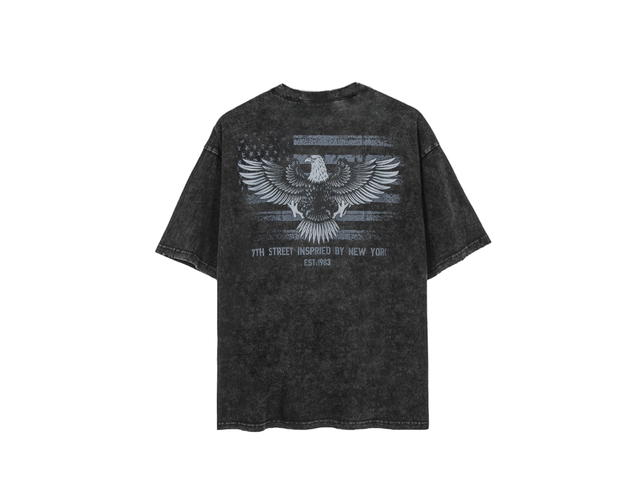 7th Street 7th Street AMERICAN EAGLE OF ARMY T-shirt Black - view 2