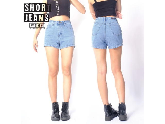 7th Street 7th Street BASIC SHORT JEANS Shorts Medium Blue - view 3