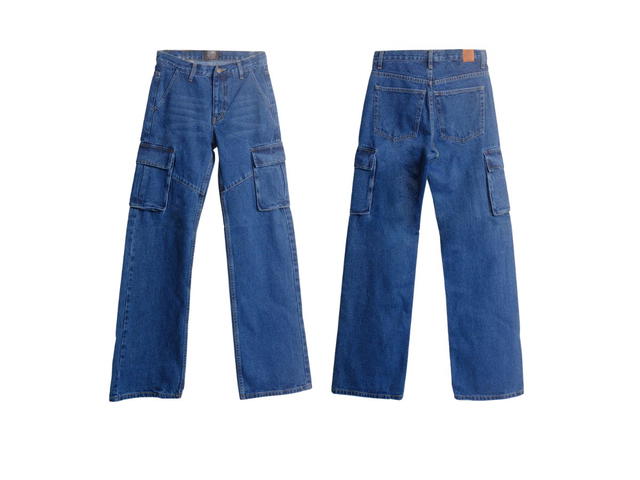 7th Street 7th Street CARGO 2 POCKETS Jeans - Dark Blue - view 3