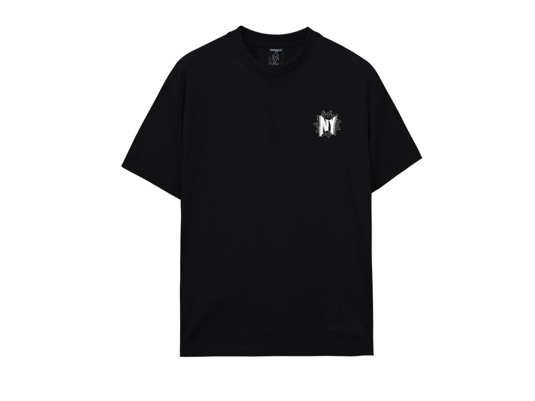 7th Street 7th Street NEW YORK MAP T-shirt - Black