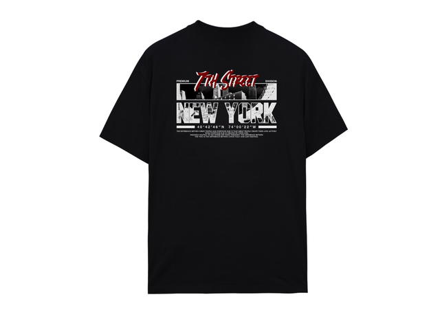 7th Street 7th Street NEW YORK TOWN T-shirt - Black - view 2