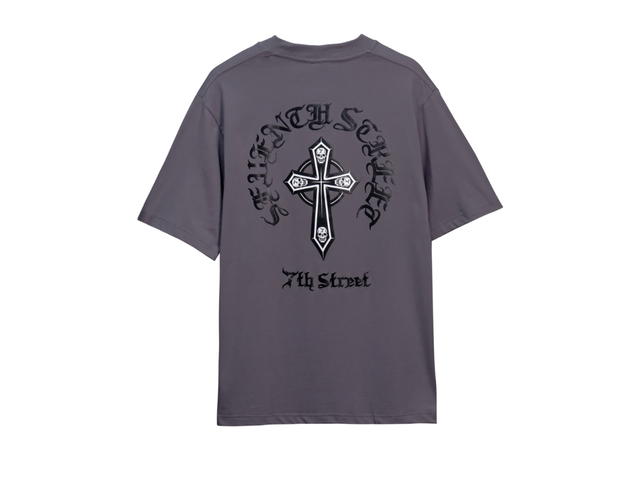 7th Street 7th Street SKULL SEVENTH T-shirt - Gray - view 2