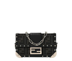 Buy Fendi Mini Baguette Trunk FF 1974 Asfalto Black at Sasom – Authentic and Ready to Ship