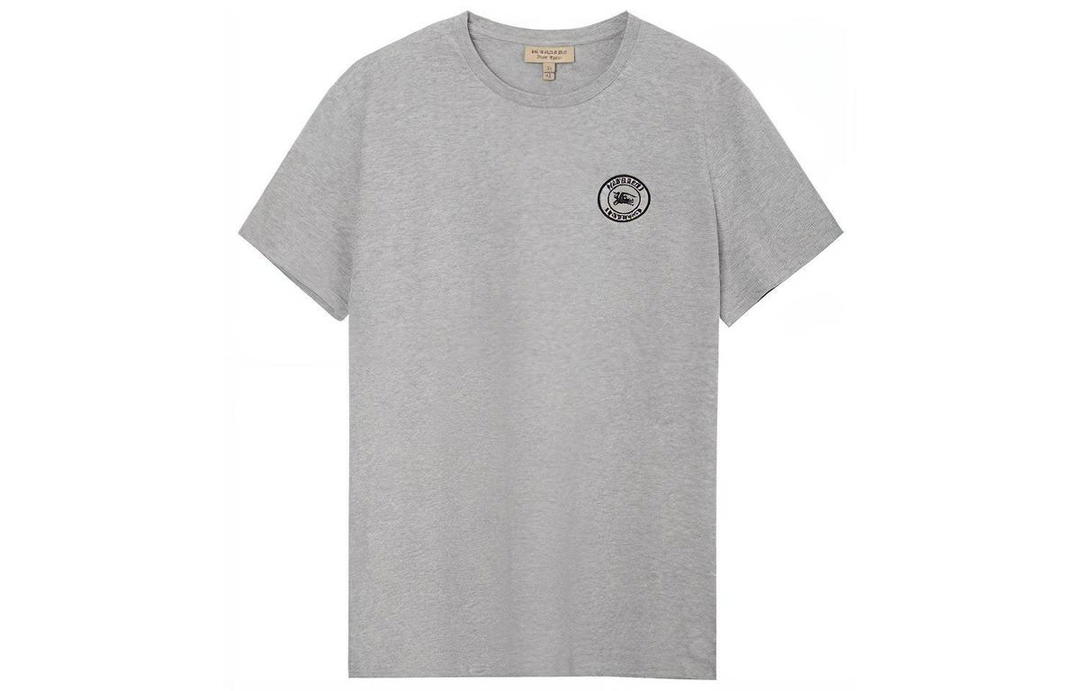 Burberry Burberry Embroidered Logo Cotton T shirt