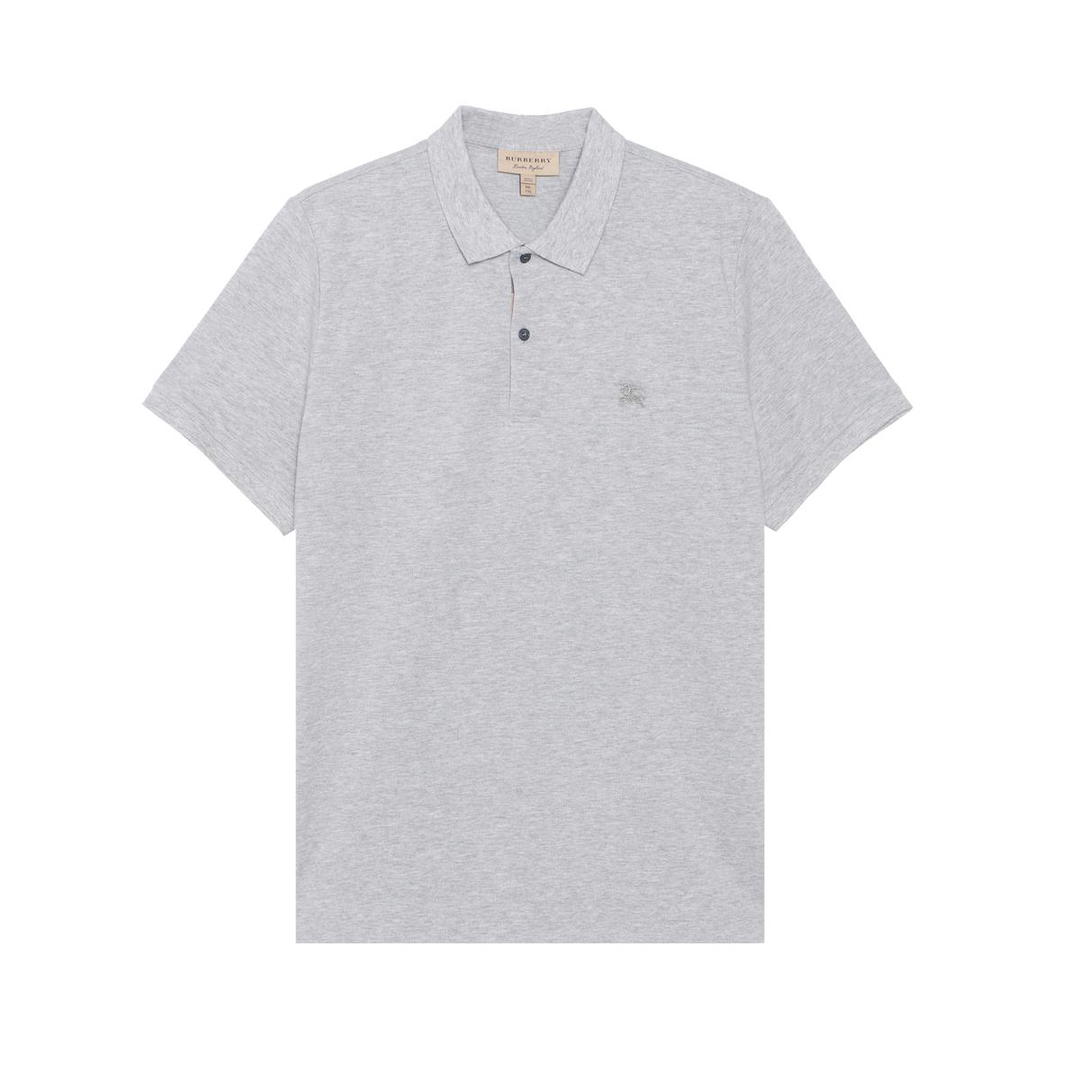 Burberry Burberry Polo Shirts Men Gray