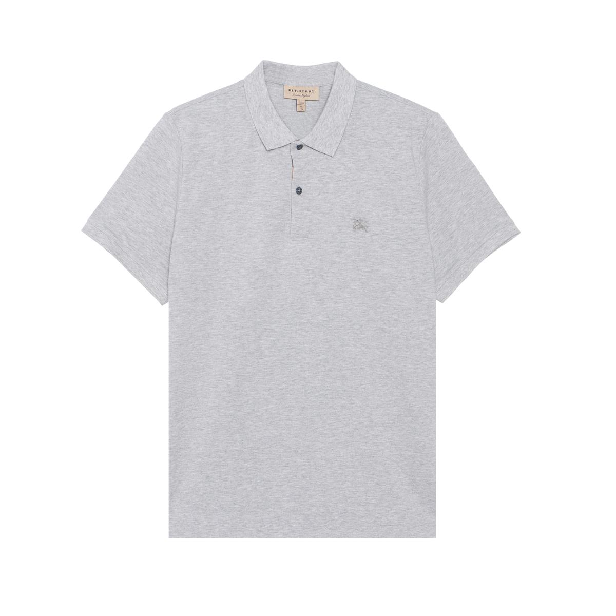 Burberry Burberry Polo Shirts Men Gray