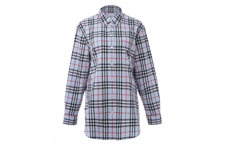 Burberry Burberry Shirt Women's Light Blue Gray