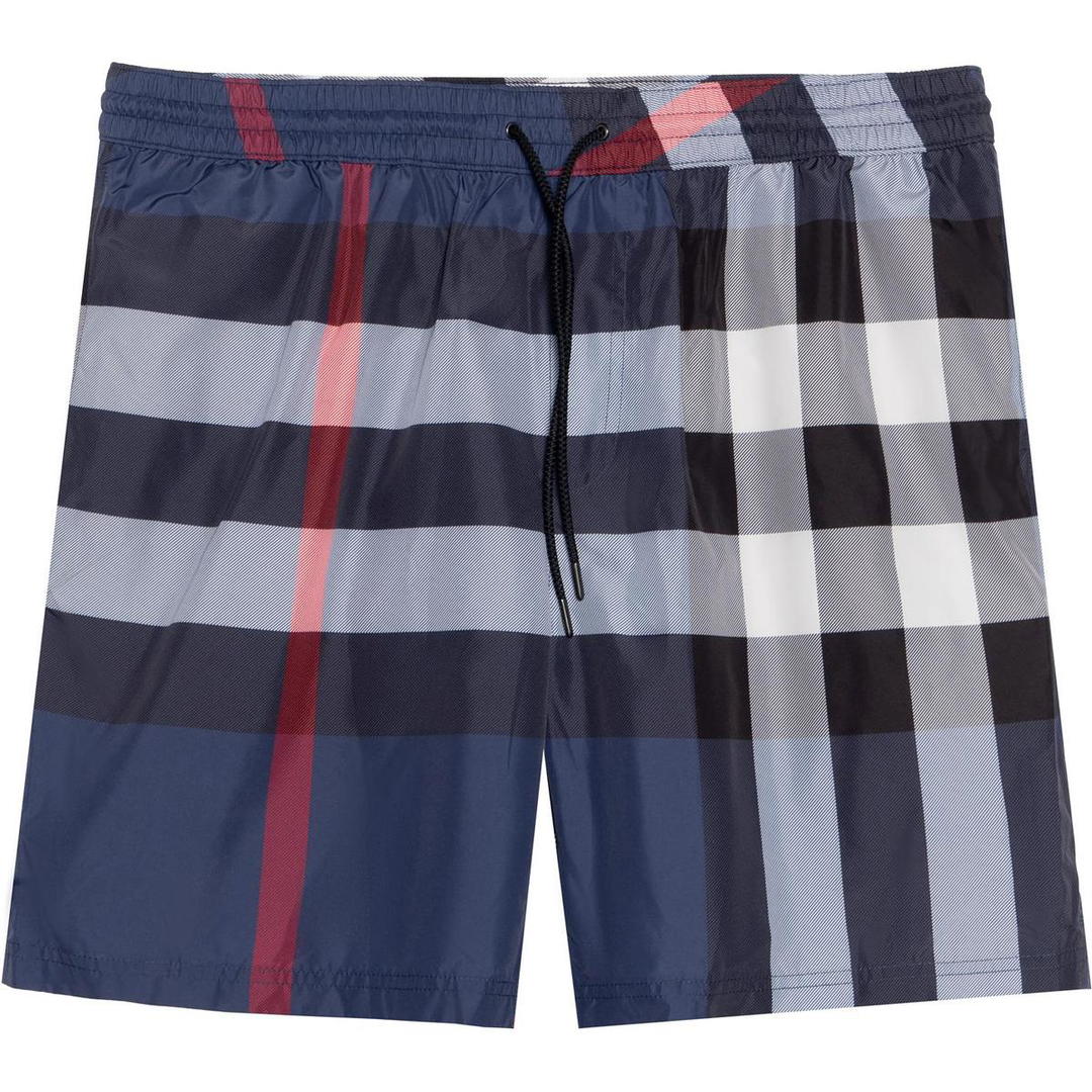 Burberry Burberry Check Drawcord Swim Shorts