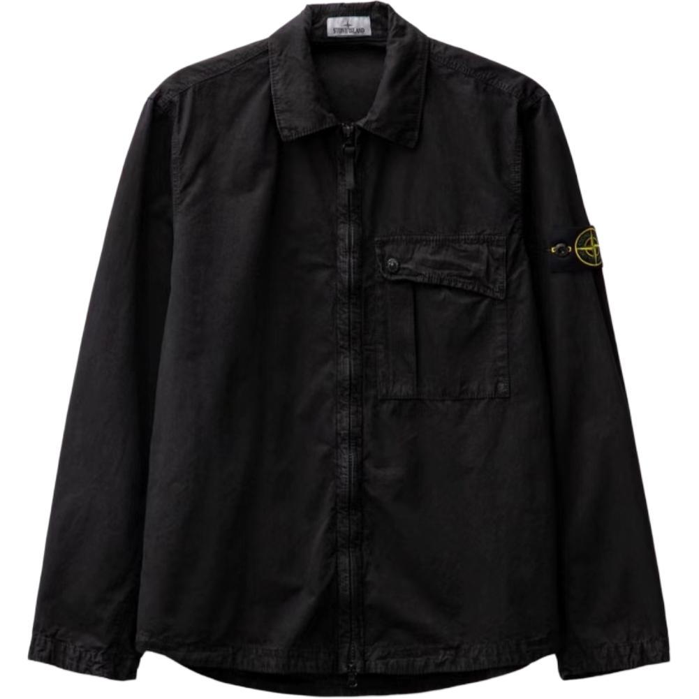 Stone Island STONE ISLAND Long Sleeved Zip Up Shirt