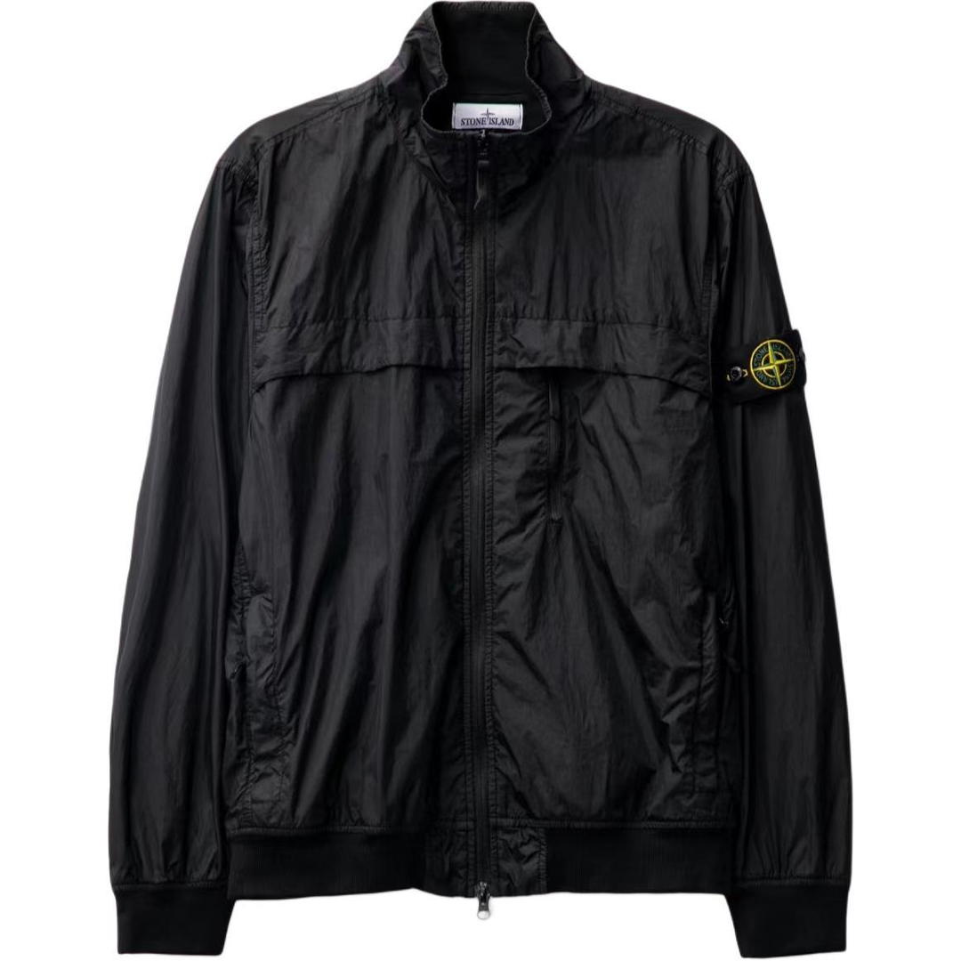 Stone Island STONE ISLAND Compass badge Crinkle Bomber Jacket