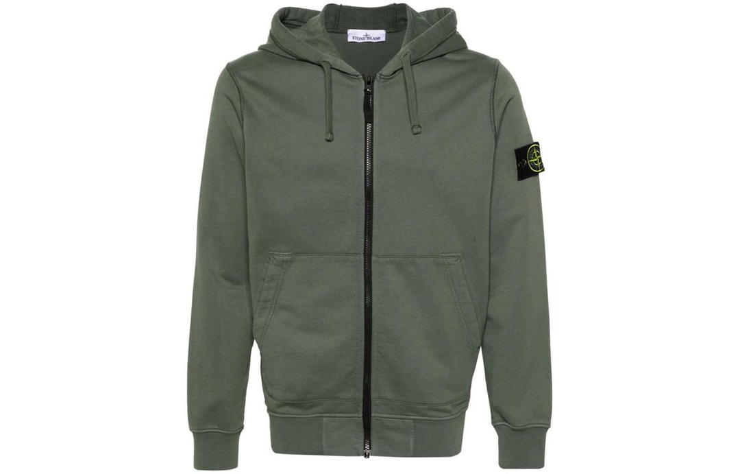 Stone Island STONE ISLAND Compass Badge Zipped Hoodie