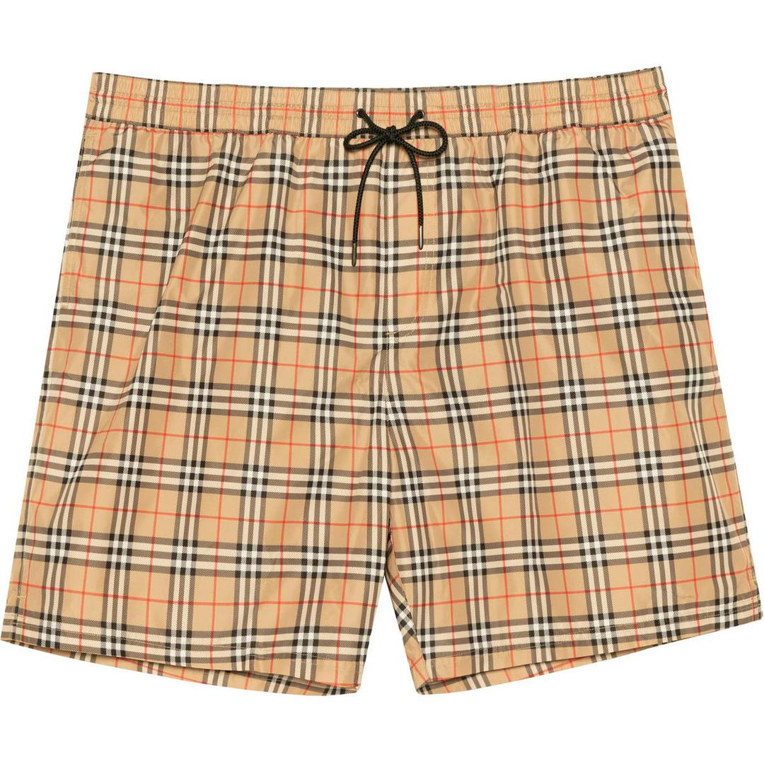 Burberry Burberry Check Drawcord Swim Shorts