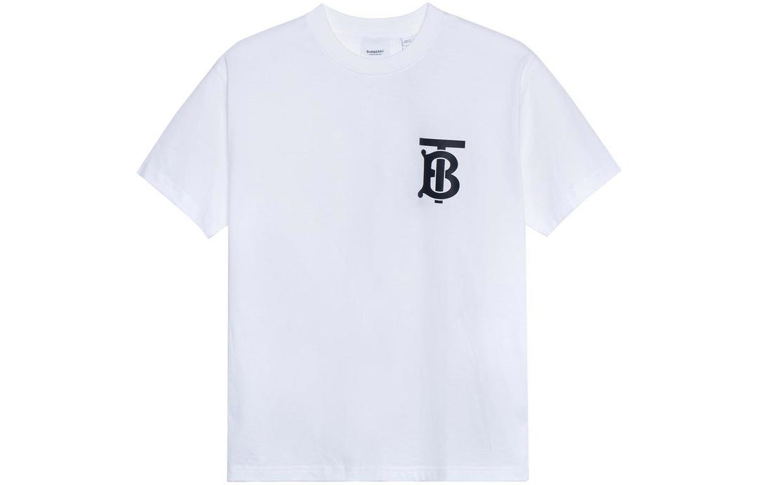 Burberry Burberry Drop Shoulder Sleeve T-Shirt Women's White 80174731