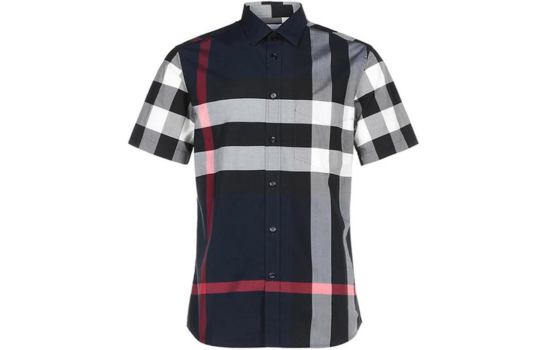 Burberry Burberry Shirts Men Navy