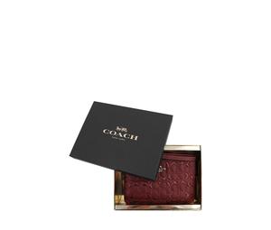 Buy Coach Leather Wrist Bag Coin Purse Mahjong Clutch Regular Men's Burgundy at Sasom – Authentic and Ready to Ship