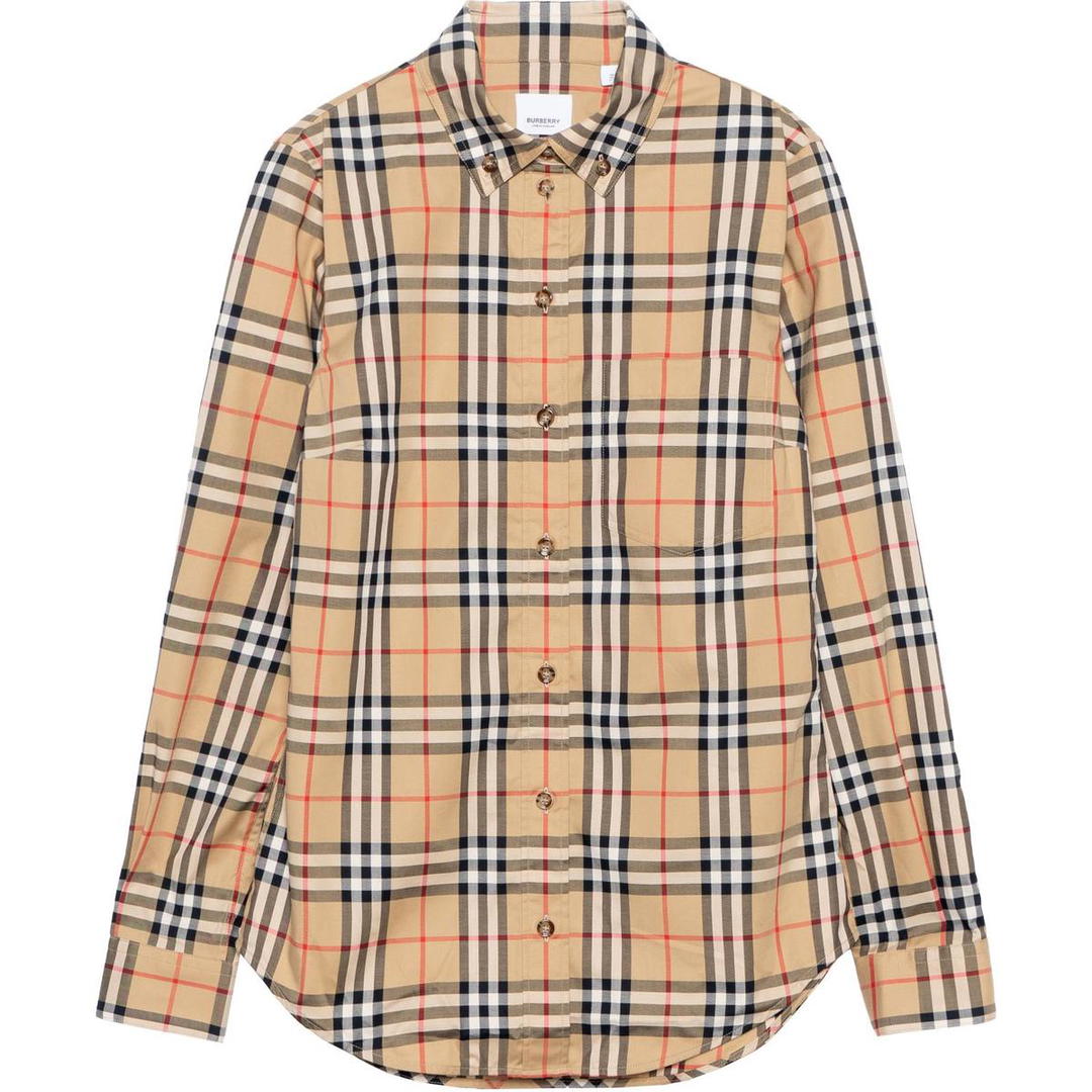 Burberry Burberry Shirt Women's Spring Outfit Beige