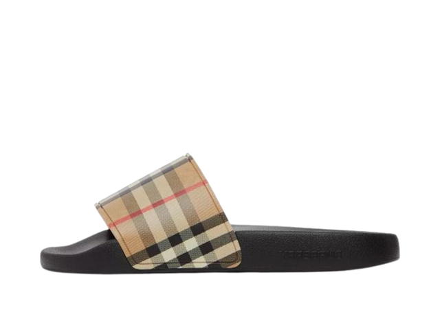 Burberry Burberry Check Print Slides Archive Beige (Women's) - view 2