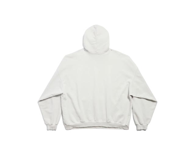 Balenciaga Balenciaga 3B Liquified Hoodie Large Fit White And Black - view 2