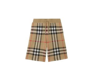 Buy Burberry Check Silk Wool Jacquard Shorts Beige at Sasom – Authentic and Ready to Ship